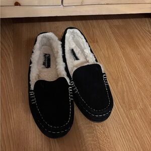 Koolaburra Black Suede Slippers